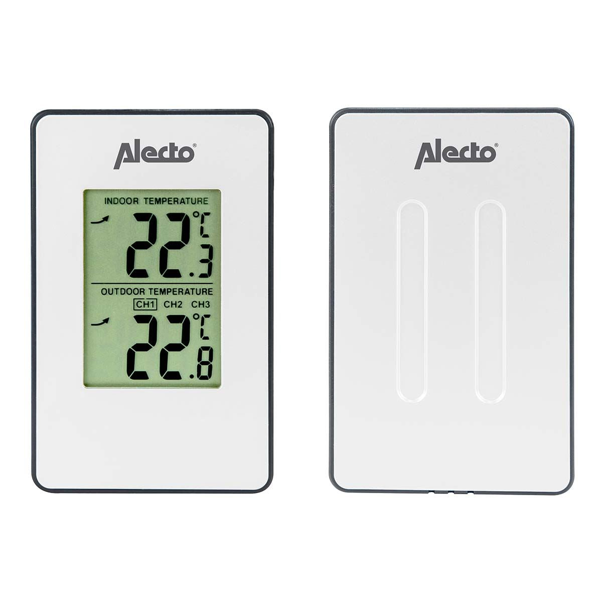 Alecto WS-1050 | Weather Station with Wireless Outdoor Sensor | White