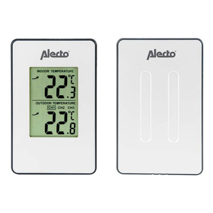 Alecto WS-1050 | Weather Station with Wireless Outdoor Sensor | White