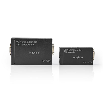 Nedis VGA Extender | VGA / Audio | Distance up to: 300 m | Cat5e / Cat6 | 1920x1200 | Type C (CEE 7/16)