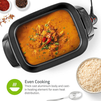 Nedis Electric Skillet Pan | 40 cm | Thick-cast Aluminium Body