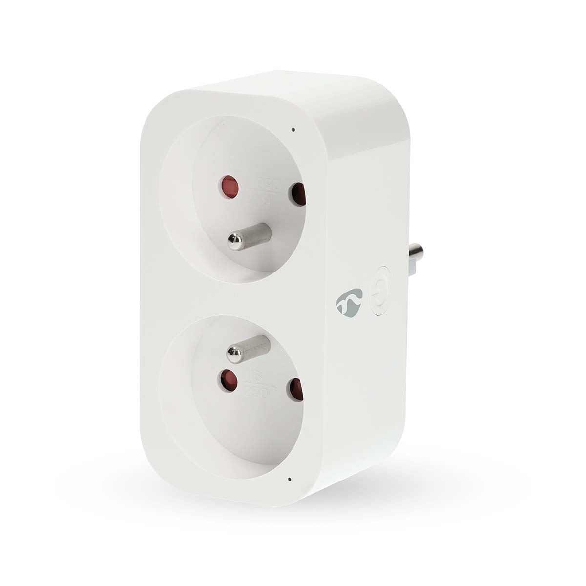 Nedis SmartLife Smart Plug | Wi-Fi | IP21 | Power meter | 3680 W | Type E (CEE 7/6) | 0 - 55 °C | Android™ / IOS | 2-Way | White | 1 pcs