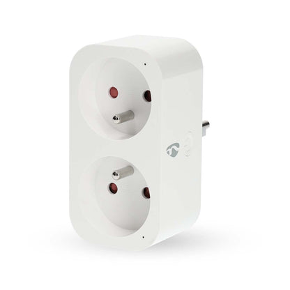 Nedis SmartLife Smart Plug | Wi-Fi | IP21 | Power meter | 3680 W | Type E (CEE 7/6) | 0 - 55 °C | Android™ / IOS | 2-Way | White | 1 pcs
