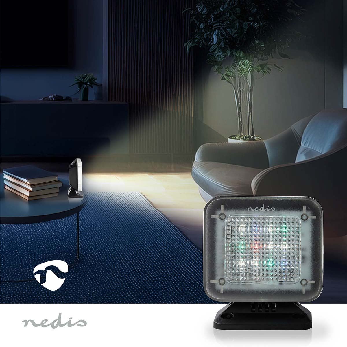Nedis TV Simulator | USB Powered | Indoor | Black