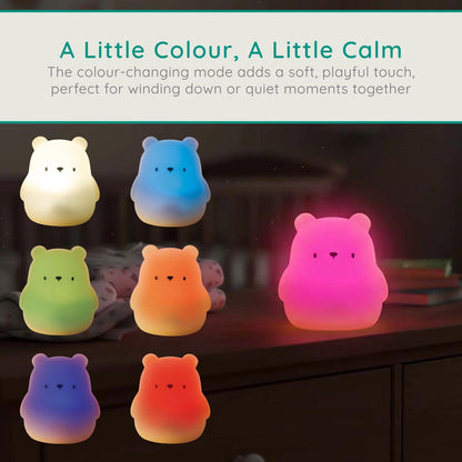Alecto BC140BEAR | Rechargeable LED Chrildresn Night Light, Bear