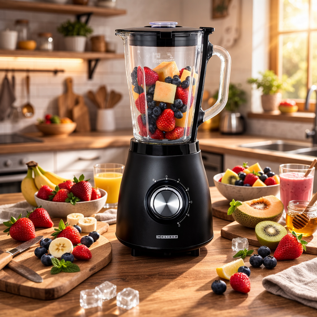 MELISSA Stand Blender | 500 W | 1.5 l | Plastic | 2-Speed Setting | Black