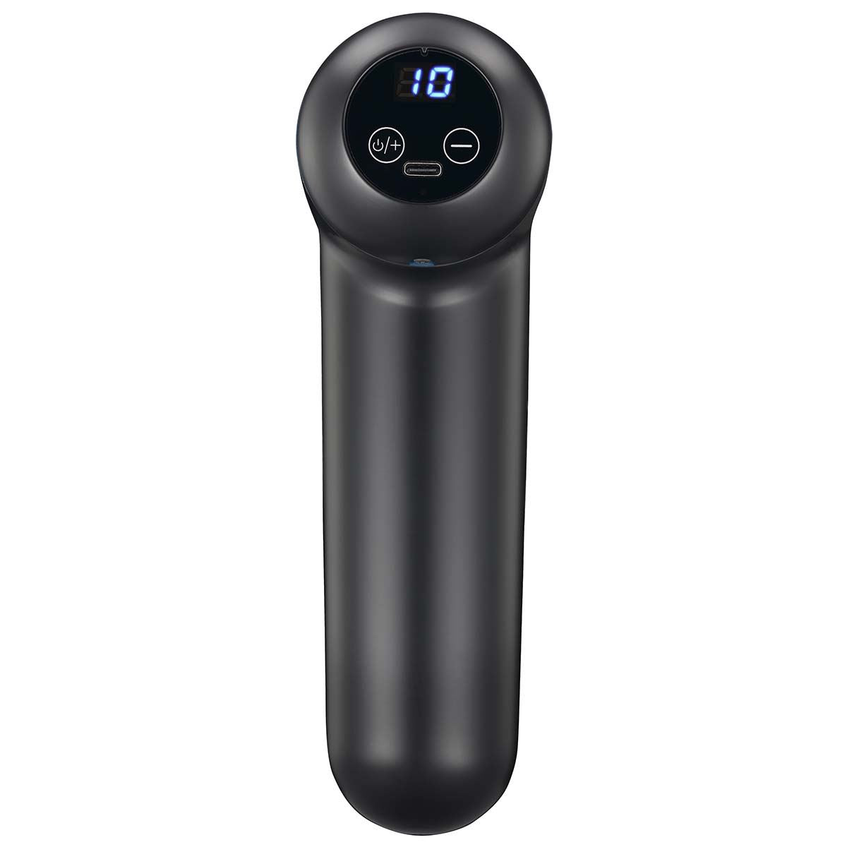 MELISSA Massage Gun | LED | Battery Powered | Rechargeable | 4 Massage Modes | 4 Interchangeable Attachments | Black
