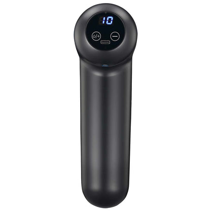 MELISSA Massage Gun | LED | Battery Powered | Rechargeable | 4 Massage Modes | 4 Interchangeable Attachments | Black