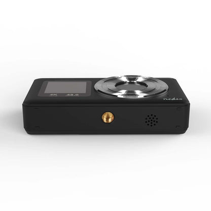 Nedis PCAM2530BK | Digital Photo Camera | Dual Screen | 48 MPixel | 4K@30fps | 5 MPixel CMOS | Black
