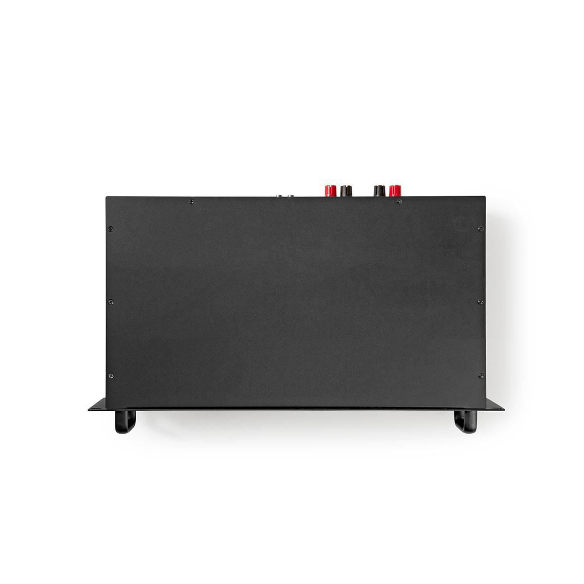 Nedis PA Amplifier | RMS output: 2x 100 W @ 8 Ohm / 2x 150 W @ 4 Ohm | 2 Channels | 2U | 19" rack mountable | Metal | Black