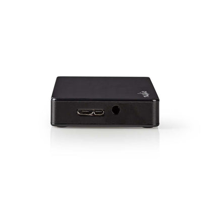 Nedis USB Hub | USB-A Male | 4x USB A Female | 4 port(s) | USB 3.2 Gen 1 | Mains Powered / USB Powered | 4x USB