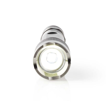 Nedis LED Torch | Battery Powered | 4,5 V | 3 W | 2x AA | Batteries included | Rated luminous flux: 150 lm | Light range: 120 m | Beam angle: 46.1 ° | 10000 Switching Cycles