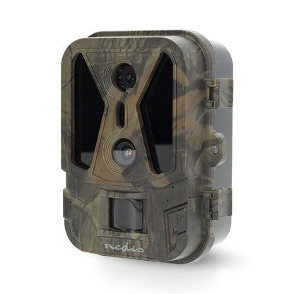 Nedis Wildlife Camera | 4K@10fps | 50 MPixel | 8 MPixel CMOS | IP65 | Black No-Glow IR | Night vision | Viewing angle: 100 ° | Motion sensor | Detection angle: 120 ° | Detection range: 25 m | Screen size: 2.4 " | LCD Screen | Brown / Green