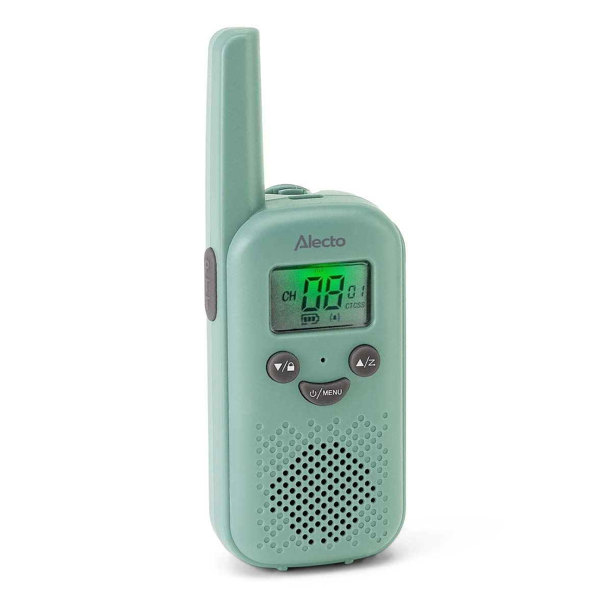Alecto FR10GR | Walkie-Talkie Set | 2 Handsets | Up to 6 km | Frequency channels: 8 | PTT / VOX | 24 h standby | Green