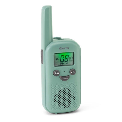 Alecto FR10GR | Walkie-Talkie Set | 2 Handsets | Up to 6 km | Frequency channels: 8 | PTT / VOX | 24 h standby | Green