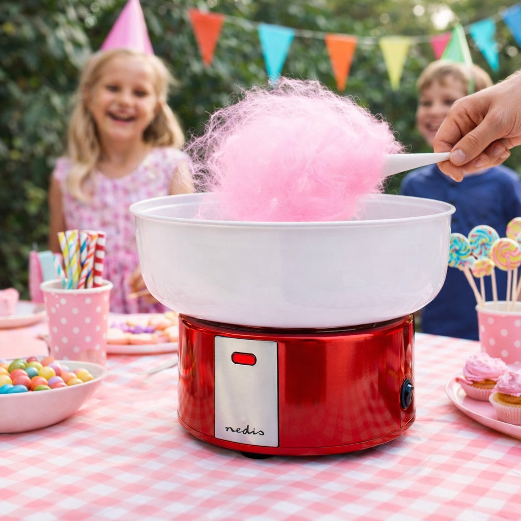Nedis FCCM100FRD | Candy Floss Machine | 500 W | Red / White