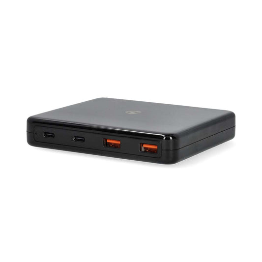 Nedis Desk Chargers | 65 W | GaN | 1.5 / 2.0 / 2.5 / 3.0 / 3.25 A | Number of outputs: 4 | USB-A / USB-C™ | Euro | 1.50 m | Automatic Voltage Selection