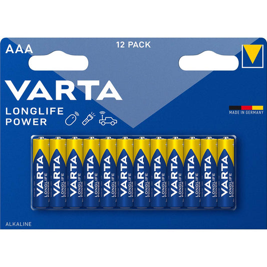 Varta Alkaline Battery AAA 1.5 V High Energy 12-Pack