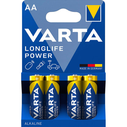 Varta Alkaline Battery AA 1.5 V High Energy 4-Blister