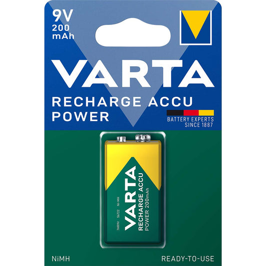 Varta Rechargeable NiMH Battery E-Block 9 V 200 mAh 1-Blister