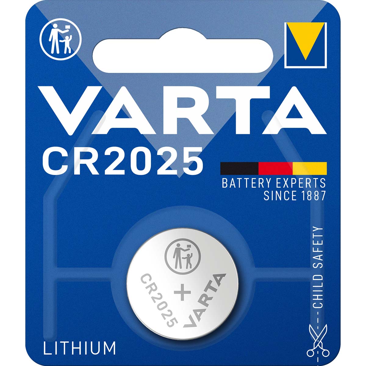 Varta Lithium Button Cell Battery CR2025 3 V 1-Blister