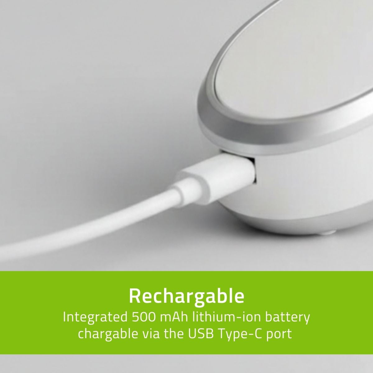 Nedis Fabric Shaver and Rechargeable Lint Remover, Electric Debobbler for Clothes and Furniture, USB-C Charging with 2 Speed Settings - White & Gold