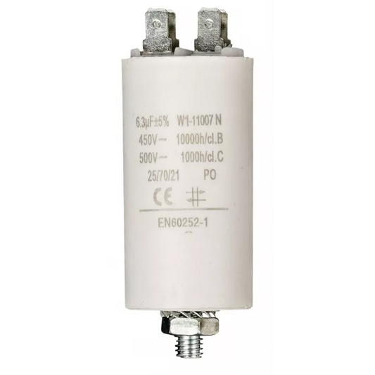 No Brand Capacitor 6.3uf / 450 v + Aarde