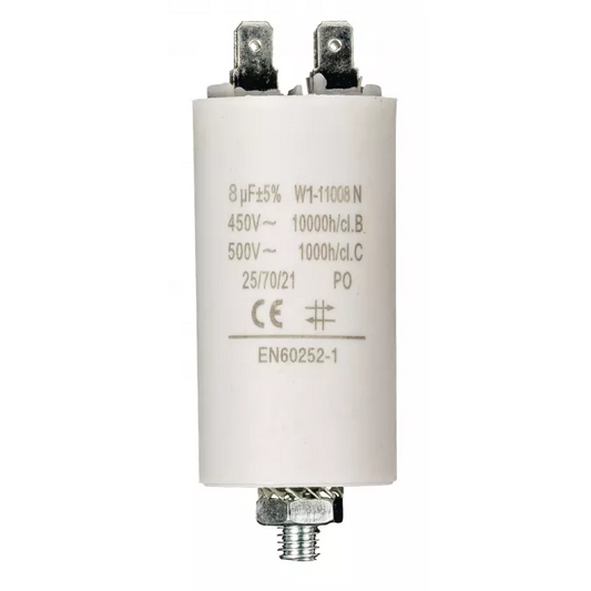 No Brand Capacitor 8.0uf / 450 v + Aarde