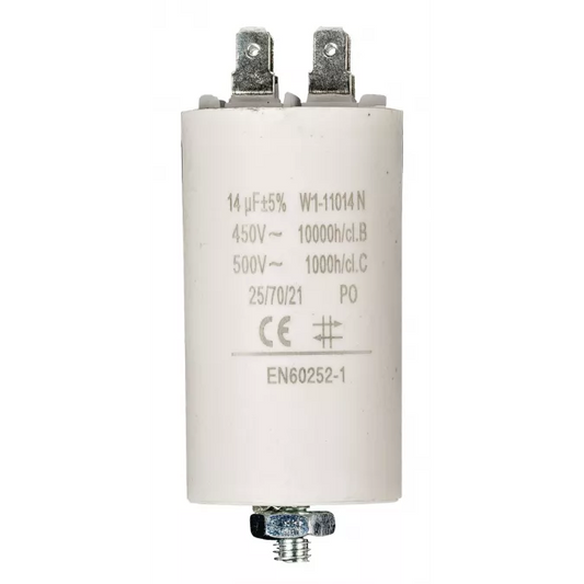 No Brand Capacitor 14.0uf / 450 v + Aarde