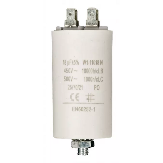 No Brand Capacitor 18.0uf / 450 v + Aarde