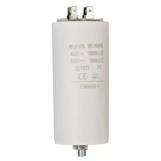 No Brand Capacitor 40.0uf / 450 v + Aarde
