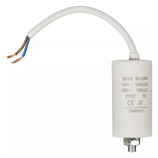 No Brand Capacitor 8.0uf / 450 V + cable