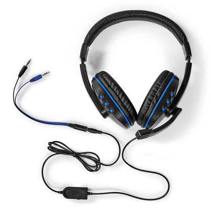 Nedis Gaming Combo Kit | 5-in-1 | Keyboard, Headset, Mouse and Mouse Pad | Black | QWERTY | US Layout