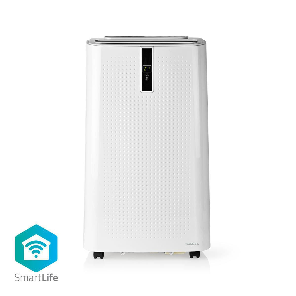 Nedis SmartLife 3-in-1 Air Conditioner | Wi-Fi | 9000 BTU | 80 m³ | Dehumidification | Android™ / IOS | Energy class: A | 3-Speed | 65 dB | White