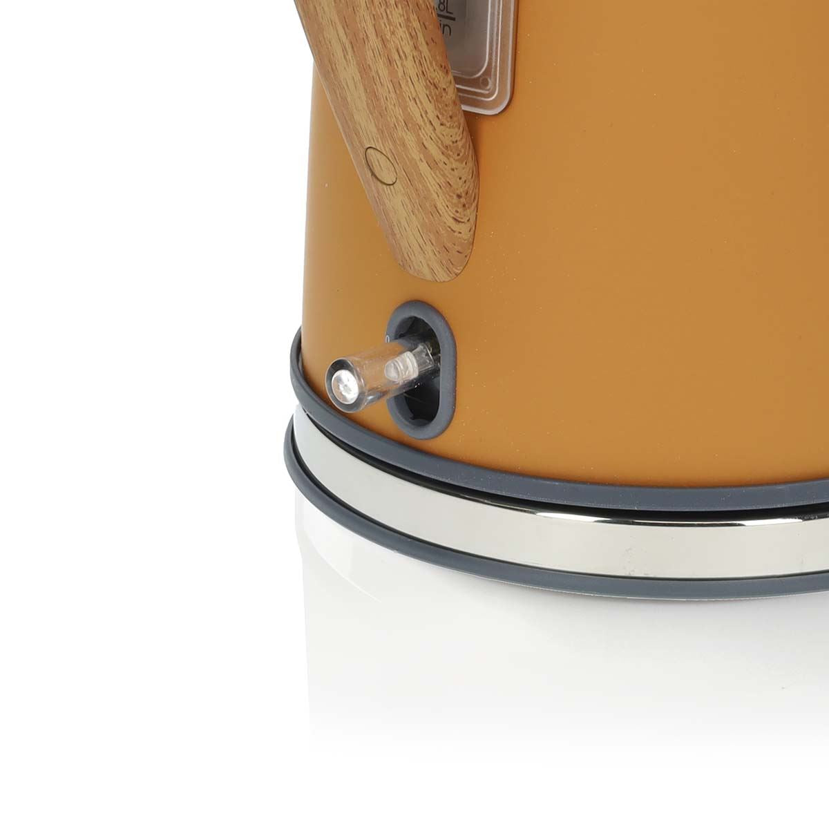 Nedis Electric Kettle | 1.7 l | Soft-Touch | Orange | Rotatable 360 degrees | Concealed heating element | Strix® controller | Boil-dry protection