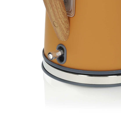 Nedis Electric Kettle | 1.7 l | Soft-Touch | Orange | Rotatable 360 degrees | Concealed heating element | Strix® controller | Boil-dry protection