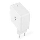 Nedis Wall Charger | 100 W | GaN | Quick charge feature | 3.0 / 5.0 A | Number of outputs: 1 | USB-C™ | Automatic Voltage Selection | White