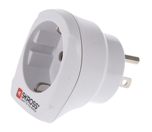 Skross SKross | Travel Adapter Europe-to-USA Earthed