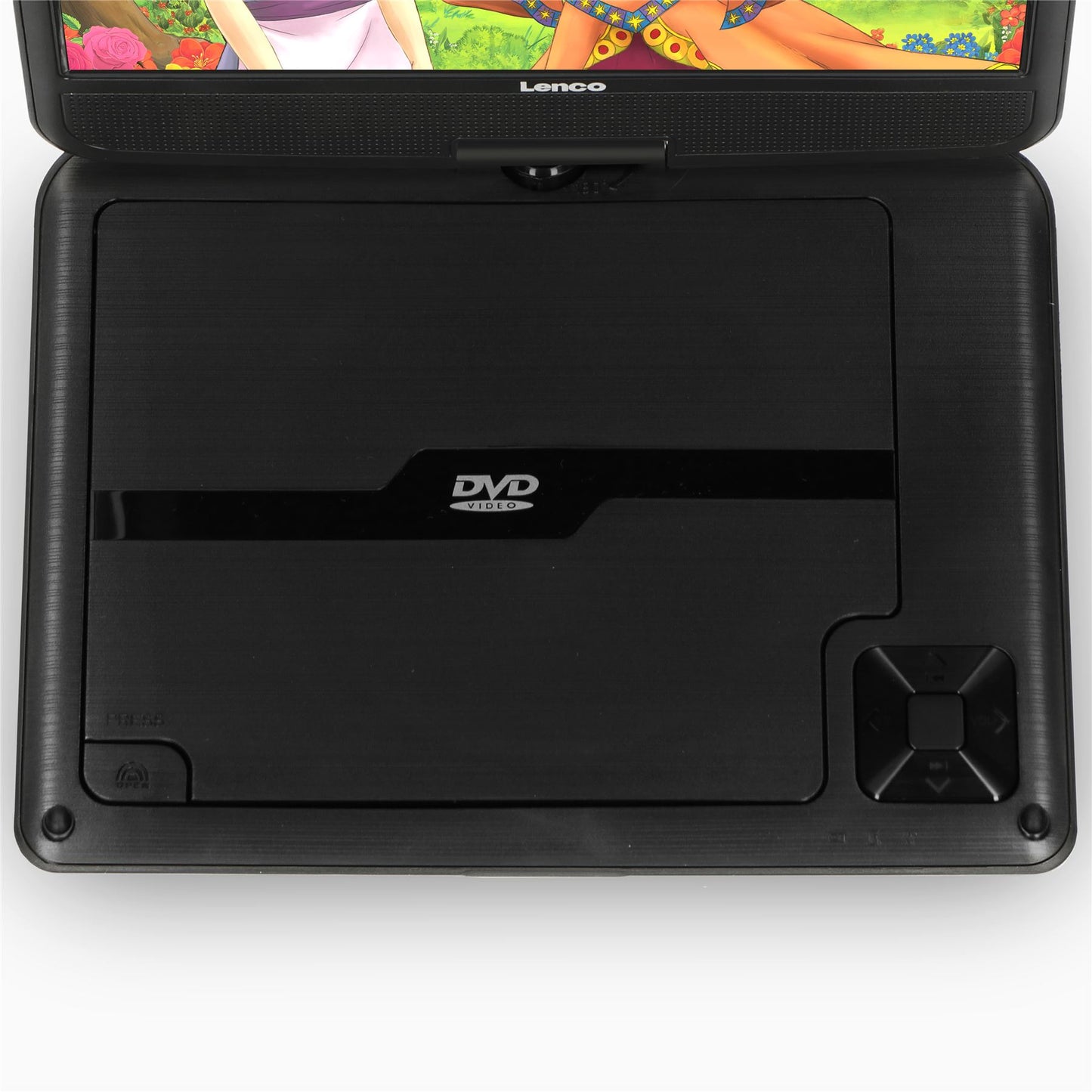 Lenco DVP-901BK | Portable 9" DVD-Player | New design with bracket Black