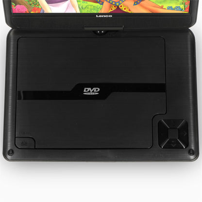 Lenco DVP-901BK | Portable 9" DVD-Player | New design with bracket Black