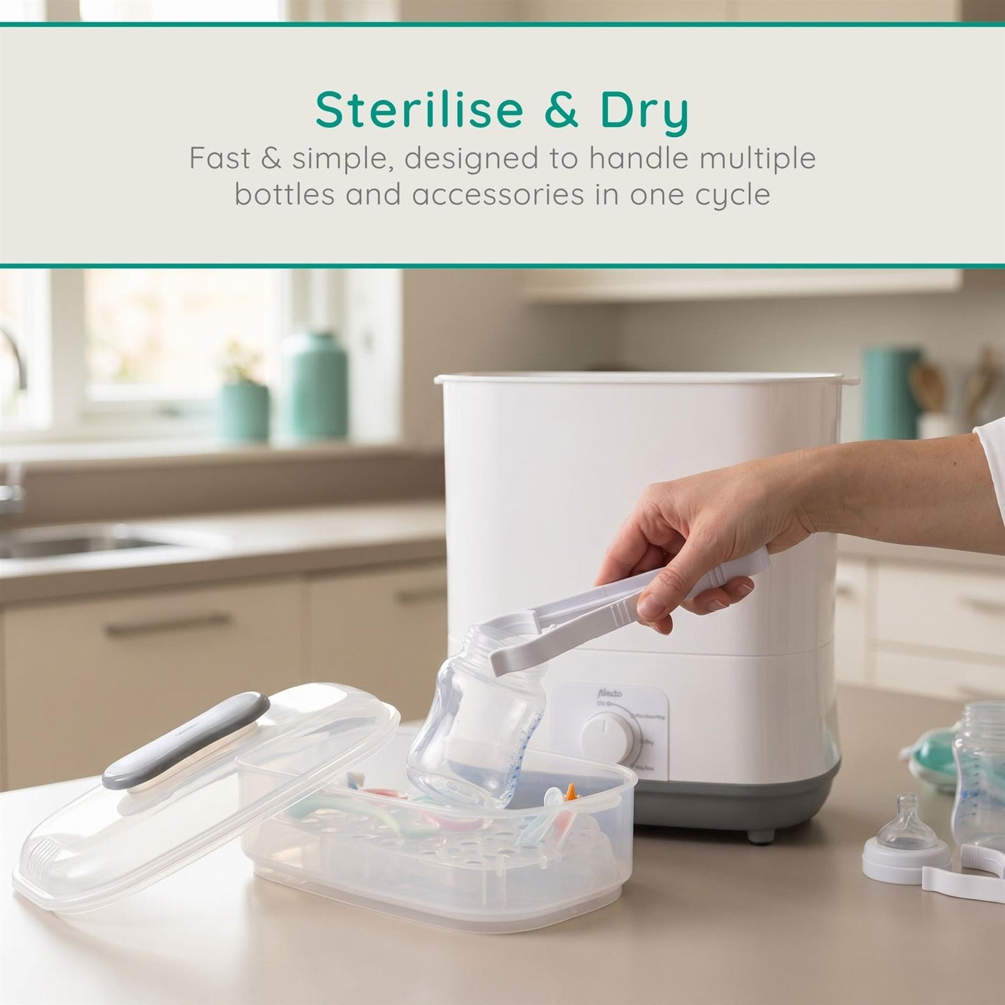 Alecto BF55 | Electric Steam Feeding Bottle Sterilizer With Drying Function
