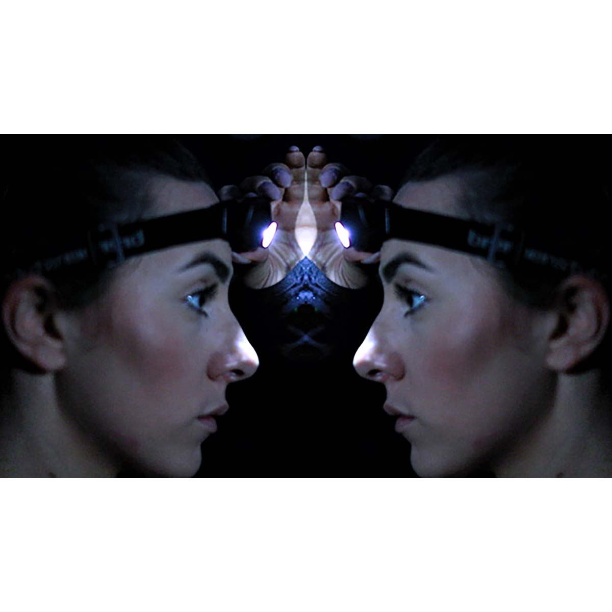 Brennenstuhl LED headlamp LuxPremium / light CREE LED headlamp with bright front light Black