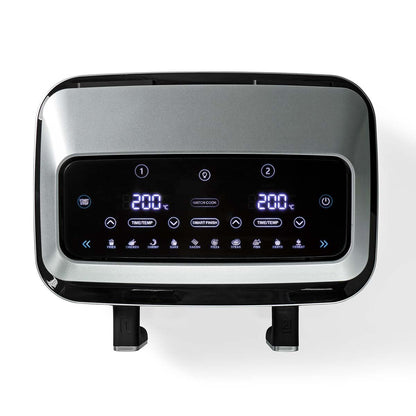 Nedis Hot Air Fryer | 2x4.2 l | Timer: 60 min | Number of preset programs: 10 | Digital