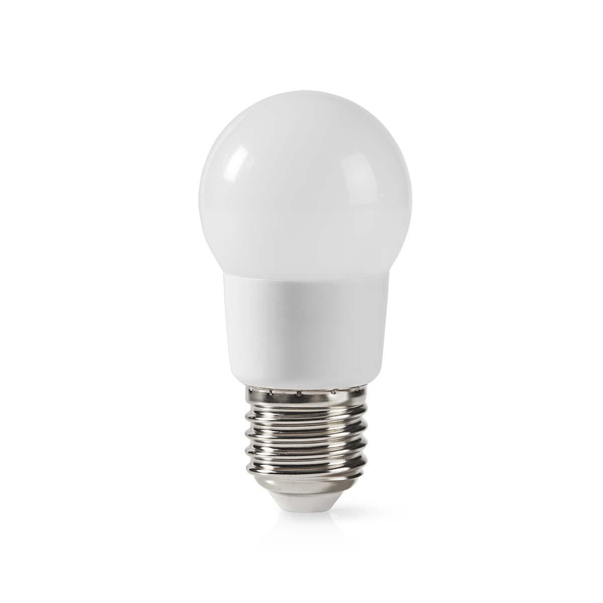 Nedis LEDBE27MINI1 | LED Bulb E27 | G45 | Dimmable | 3.5 W | 250 lm | 2700 K | Warm White | Frosted | 1 pcs