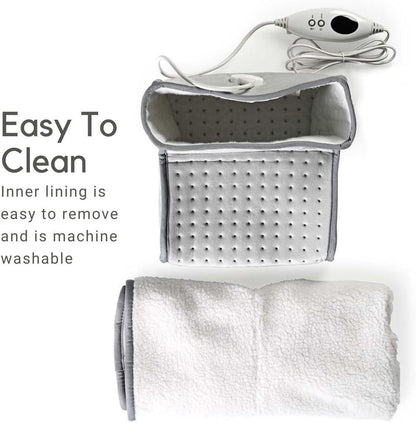 Nedis Foot Warmer | 6 Heat Settings | Washable | Shut-off timer | Overheating protection