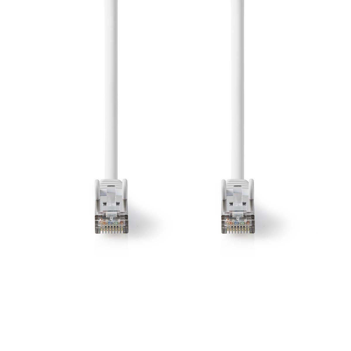 Nedis Cat 8.1 Network Cable | S/FTP | RJ45 Male | RJ45 Male | 20.0 m | Round | LSZH | White | Label