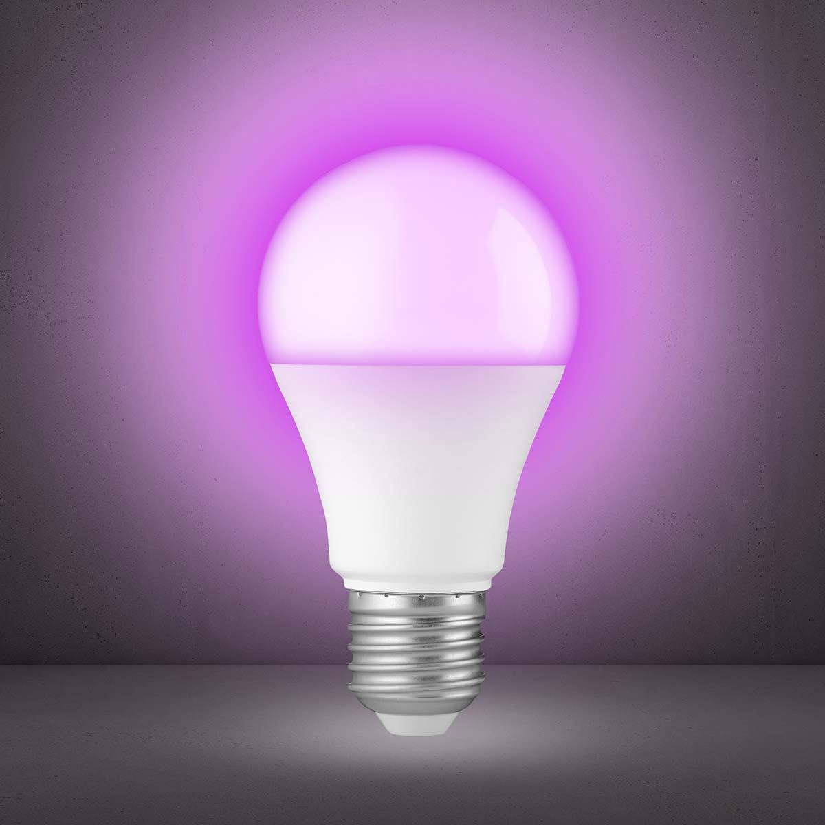 Alecto E27 Smart LED Colour Bulb with Wi-Fi E27 9W