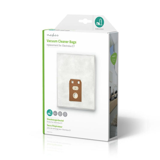 Nedis Vacuum Cleaner Bag | 4 pcs | Synthetic | Most sold for: Electrolux | White