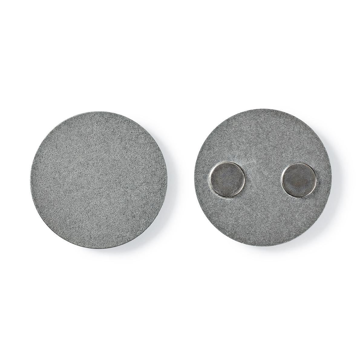 Nedis Detector Mount | Diameter: 39.4 mm | Magnetic | Adhesive Tape | Silver