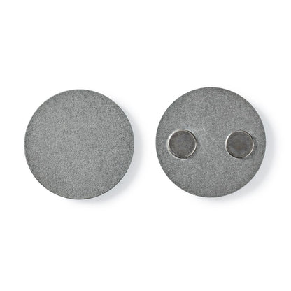 Nedis Detector Mount | Diameter: 39.4 mm | Magnetic | Adhesive Tape | Silver