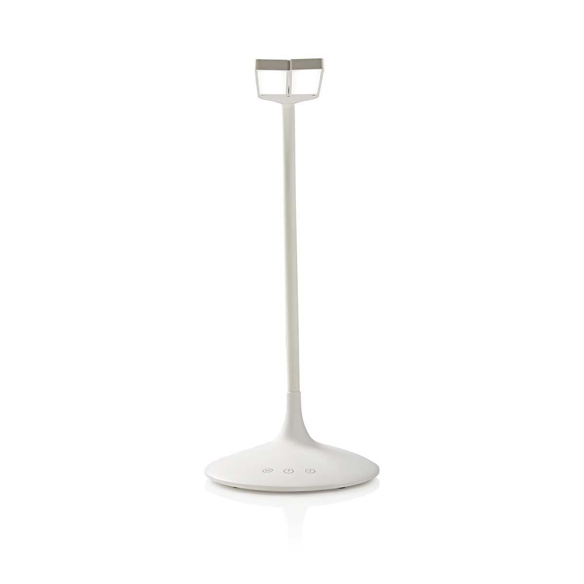 Nedis LED Desk Lamp | Dimmable | 280 lm | Rechargeable | Touch Function | White